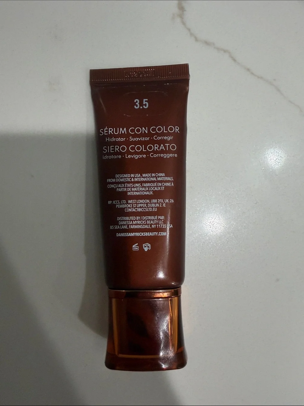 Danessa Myricks Beauty Yummy Skin Serum Tint - Tan Bottle with Cream Tint 3.5